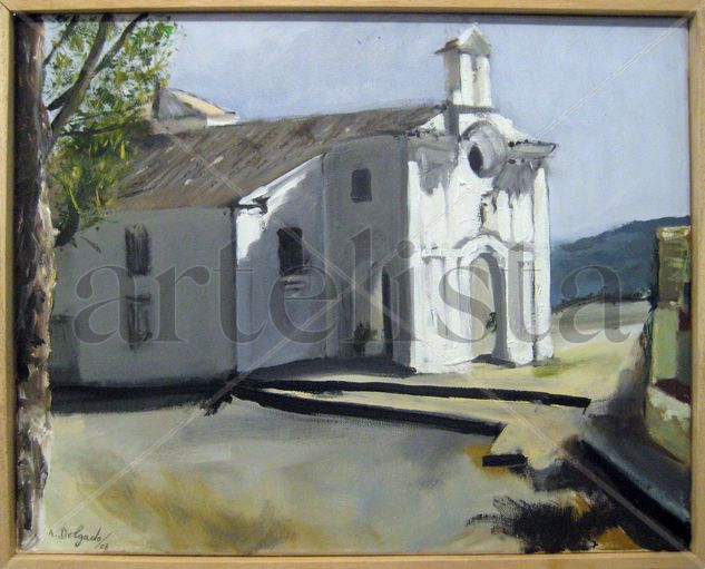 Ermita de la Virgen del Monte .-Cazalla de la Sierra Sevilla Oil Canvas Landscaping