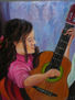 NIÑA TOCANDO LA GUITARRA