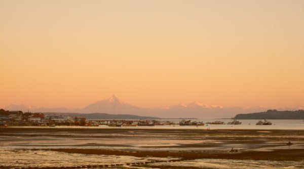 Atardecer en Quellon 