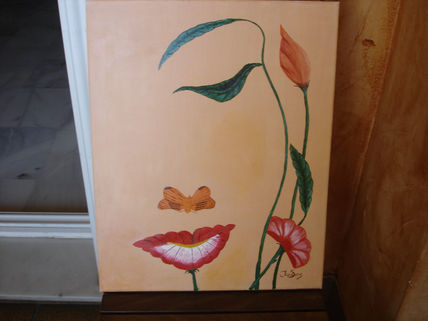 Planta y mujer