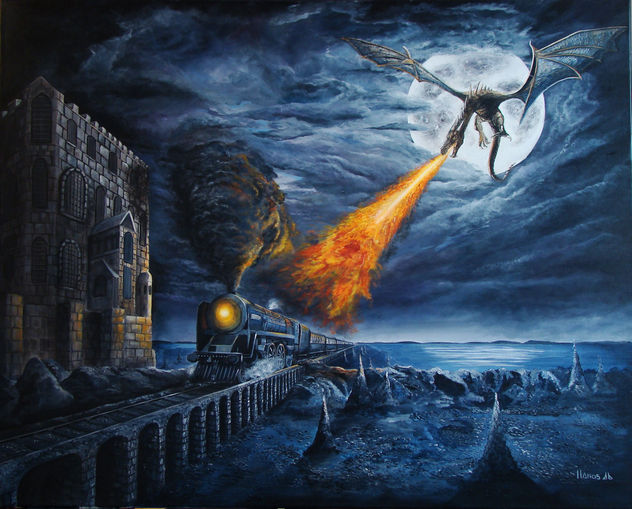 el tren y el dragón