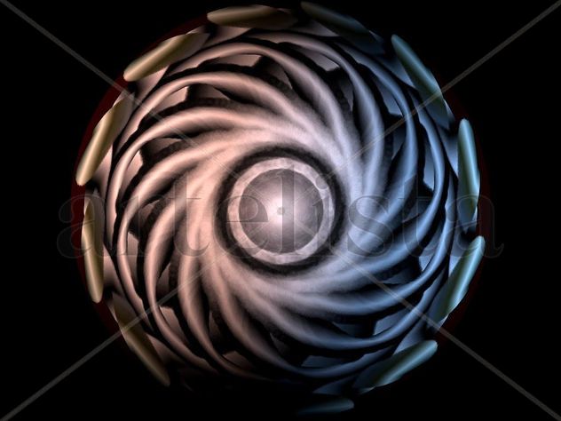 serie esferas. Título: esfera 7