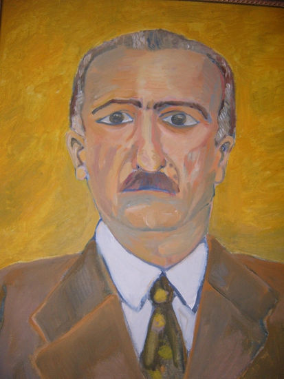 RETRATO DE MI PADRE Óleo Lienzo Retrato