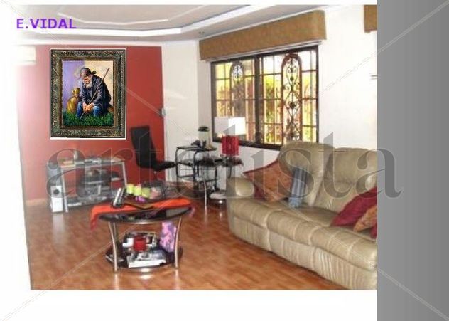 E.VIDAL PINTOR DOMINICANO COSTUMBRISTA CONTEMPORANEO DE SANTIAGO DE LOS CABALLEROS REP. DOM.