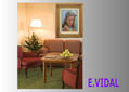 E.VIDAL PINTOR DOMINICANO COSTUMBRISTA CONTEMPORANEO DE SANTIAGO DE LOS CABALLEROS REP. DOM.