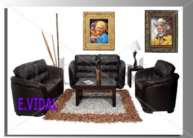 E.VIDAL PINTOR DOMINICANO COSTUMBRISTA CONTEMPORANEO DE SANTIAGO DE LOS CABALLEROS REP. DOM.
