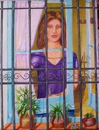 Rocio en la ventana