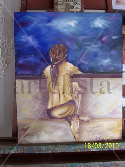 mujer Oil Canvas Figure Painting