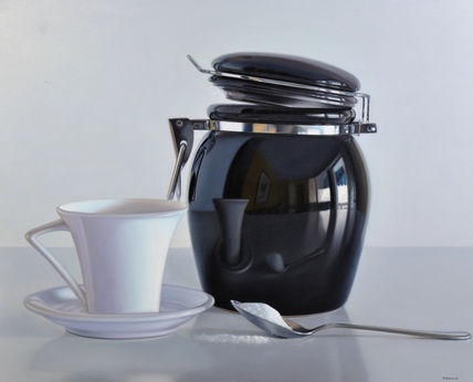 Black vase