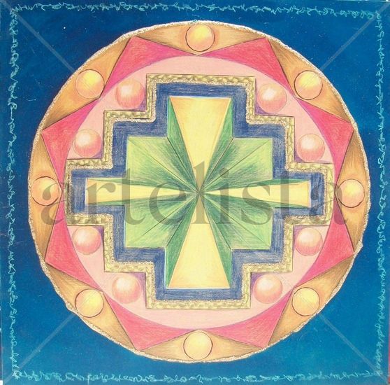 MANDALAS - CRUZ CHAKANA DE PROTECCIÓN 