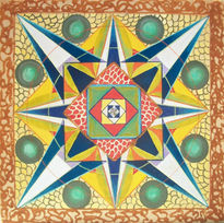 Mandala estrella de...