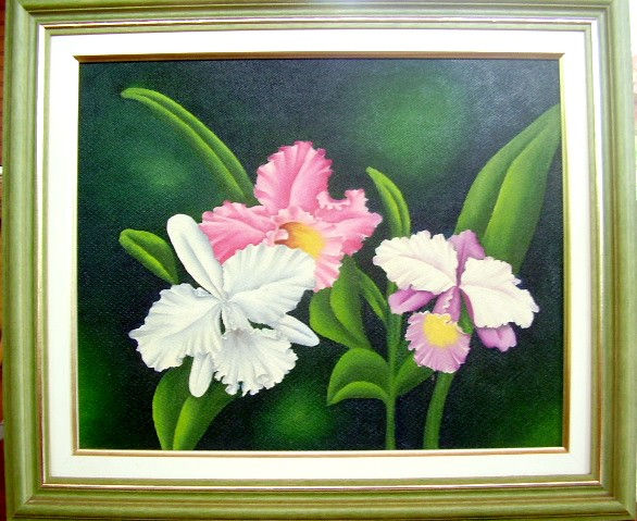 La belleza en tres colores distintos Oil Canvas