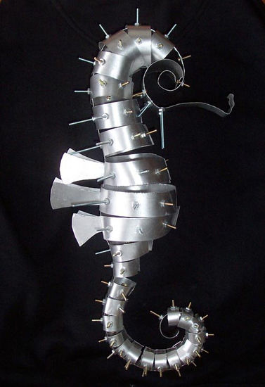 Hippocampus metal Metal