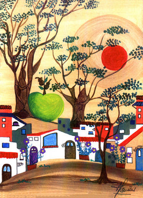 Pueblo manzana 