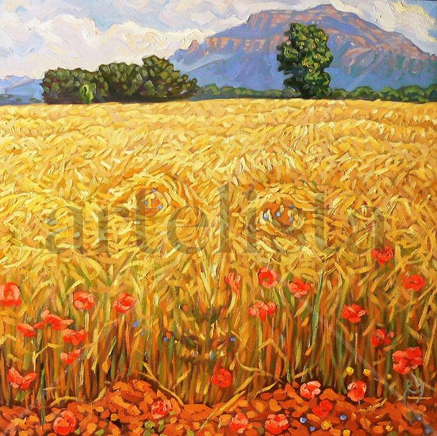 Las amapolas con vistas a Sant Llorenç