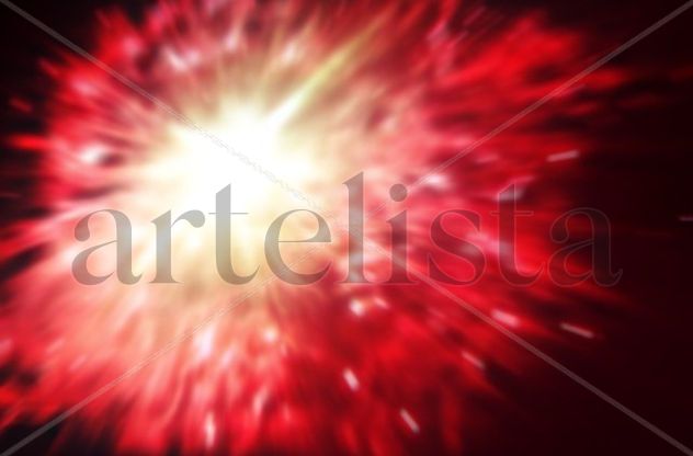 EXPLOSION  DE   UNA   GALAXIA    LEJANA