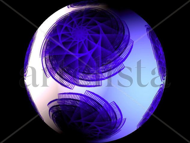 esfera azul
