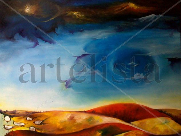 PAISAJE SUREALISTA Oil Canvas Landscaping