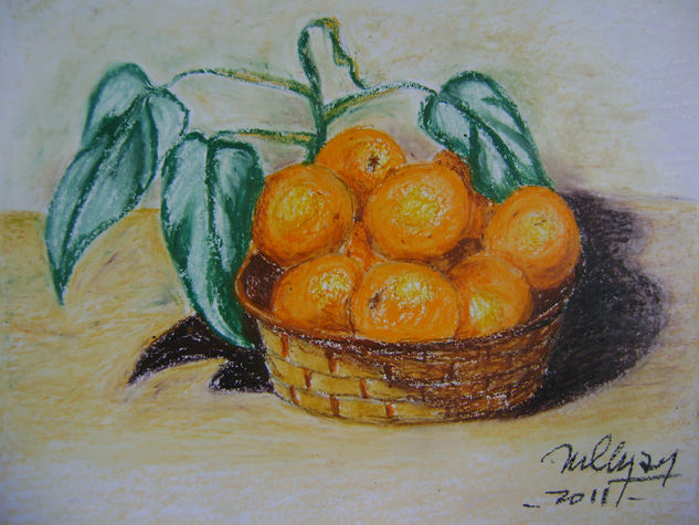 ¨Canasta con naranjas¨ 