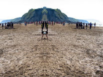 Imagen playa reflejo