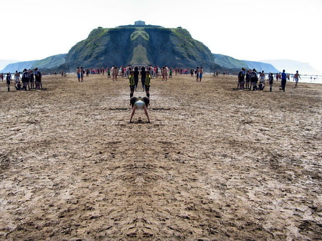 imagen playa reflejo 