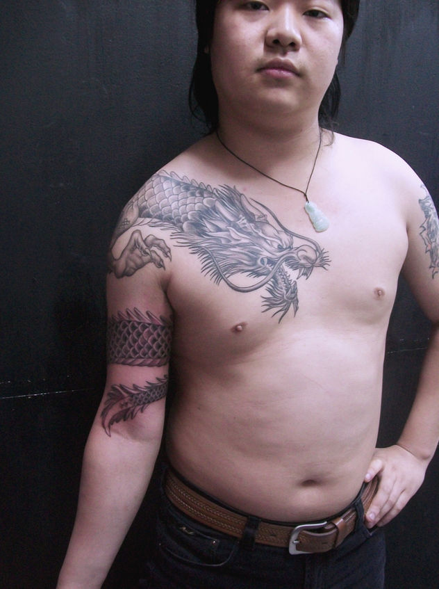 DRAGON TATTOO BY ALAINHEAD