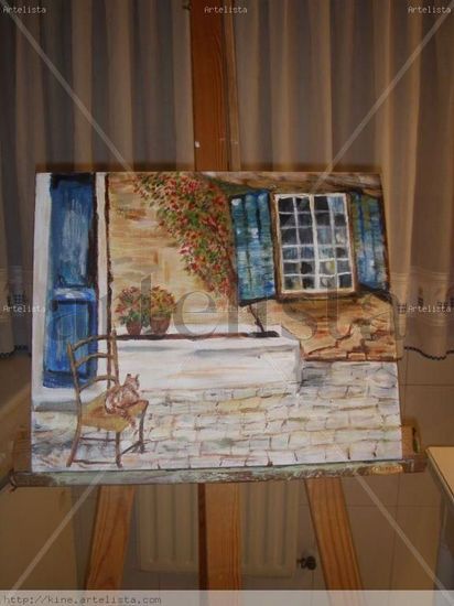 La siesta Acrylic Canvas Landscaping