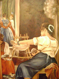 La hilandera