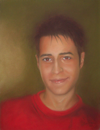 Alvaro Pastel Paper Portrait