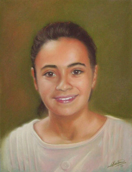 Marta Pastel Canvas Portrait