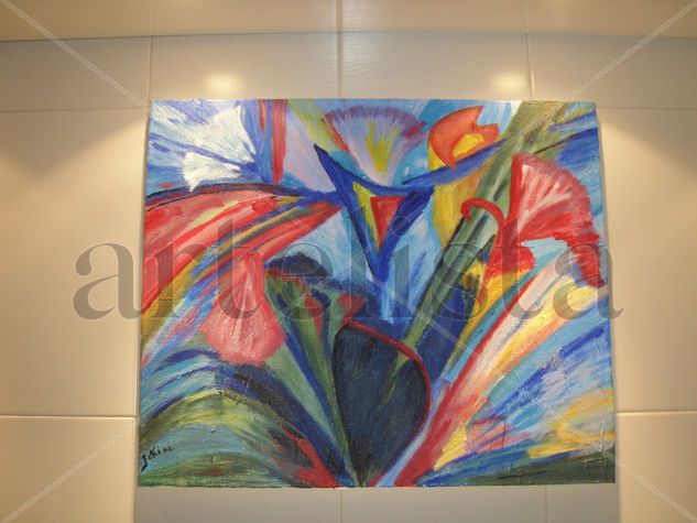 Clavel Acrylic Canvas Landscaping