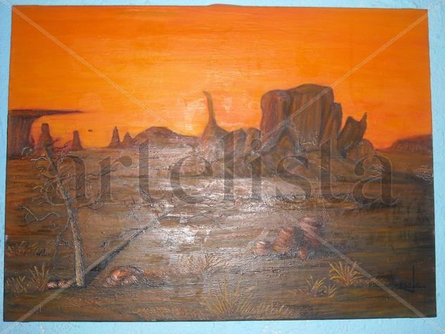 el atardecer del gran cañon Oil Canvas Landscaping