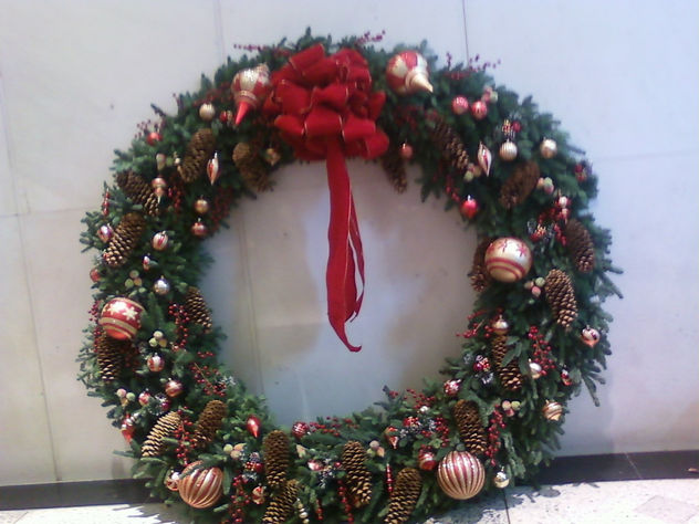 una  corona para navidad 2010