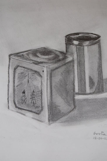 Lapicero y bote de tinta Charcoal