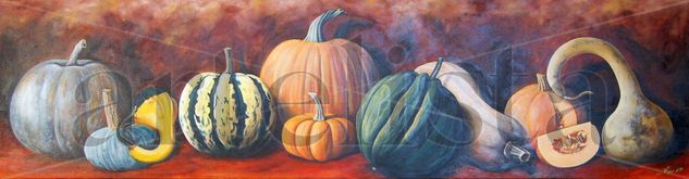 calabazas Oil Canvas Still Life Paintings