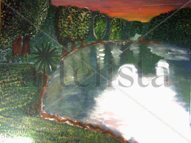 Atardecer Acrylic Canvas Landscaping