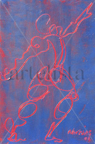 CUARTA DANZA Oil Canvas Figure Painting