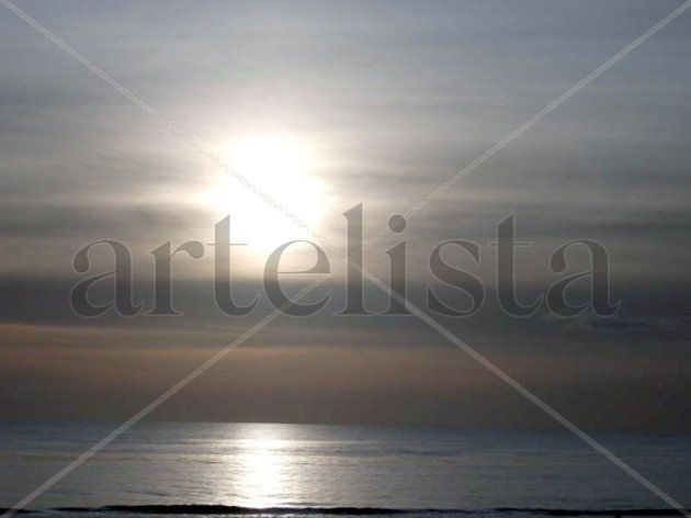 PUESTA  DE  SOL  EN  SINFONIA DE GRISES
