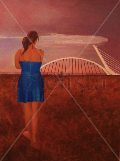 Nuevos horizontes Oil Canvas Figure Painting