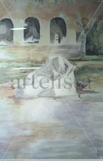 el desmai Watercolour Paper Landscaping