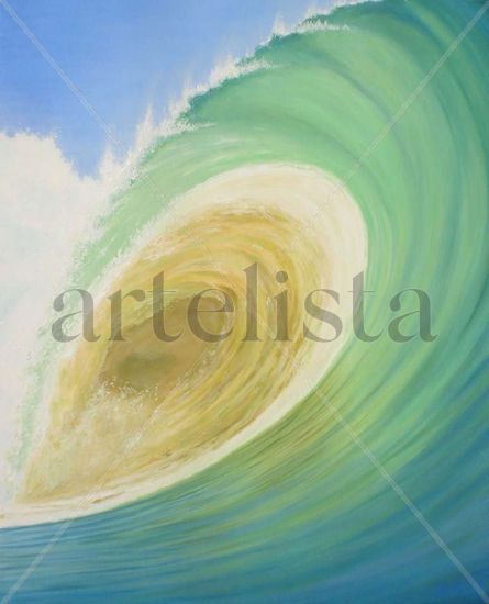 Ojo Mágico Oil Canvas Marine Painting