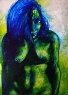 desnudo Pastel Cartulina Desnudos