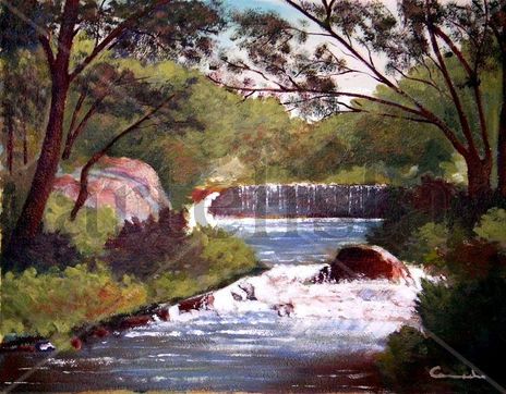 Paisaje con presa