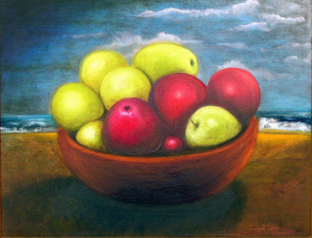 Manzana temprana Oil Canvas Still Life Paintings