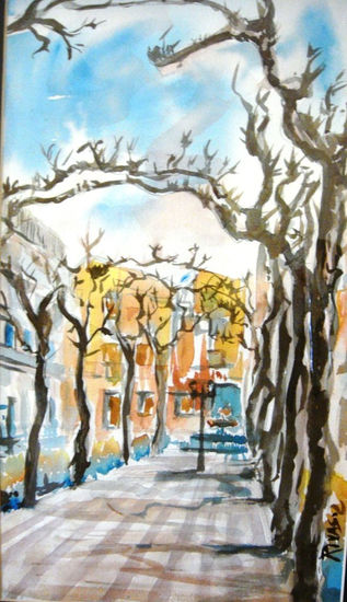 La placeta Torredonjimeno Watercolour Paper Landscaping