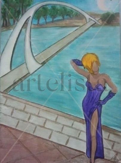 LA BARQUETA Acrylic Panel Figure Painting