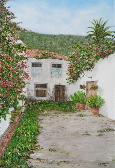 Icod de los Vinos 1 (Tenerife) Oil Canvas Landscaping