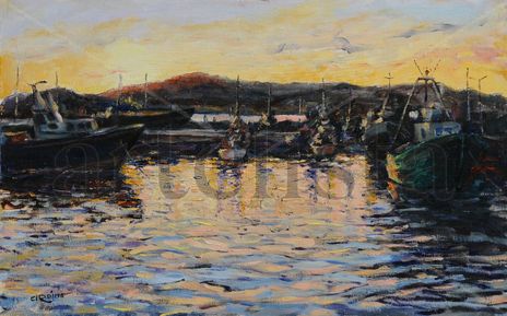 Atardecer en el puerto