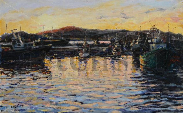 Atardecer en el puerto
