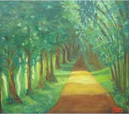 Mi Camino Oil Canvas